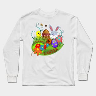 easter bunny Long Sleeve T-Shirt